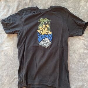 Vans Black Tee with Graphic Design